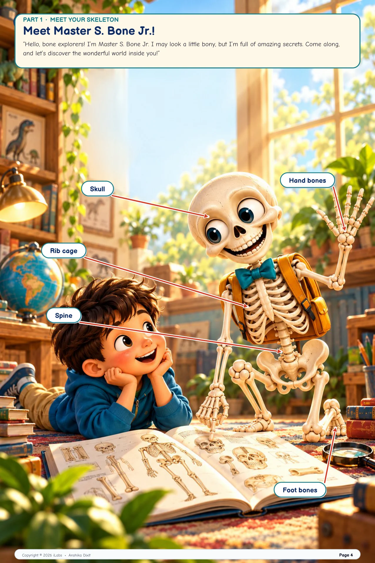 Meet Master S. Bone Jr. & The Skeleton