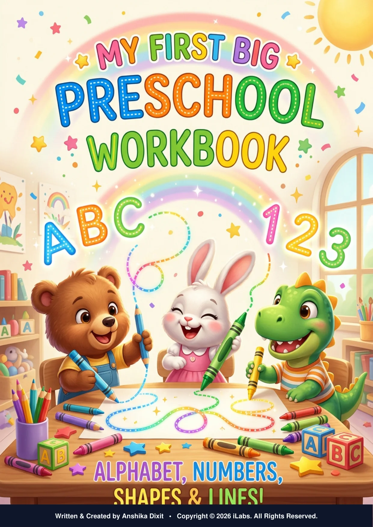Tracing & Worksheets — 71 Action-Packed Pages Cover